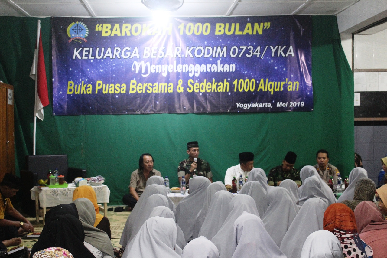 Kodim 0734/Yogyakarta Gelar '1000 Berkah Ramadhan'