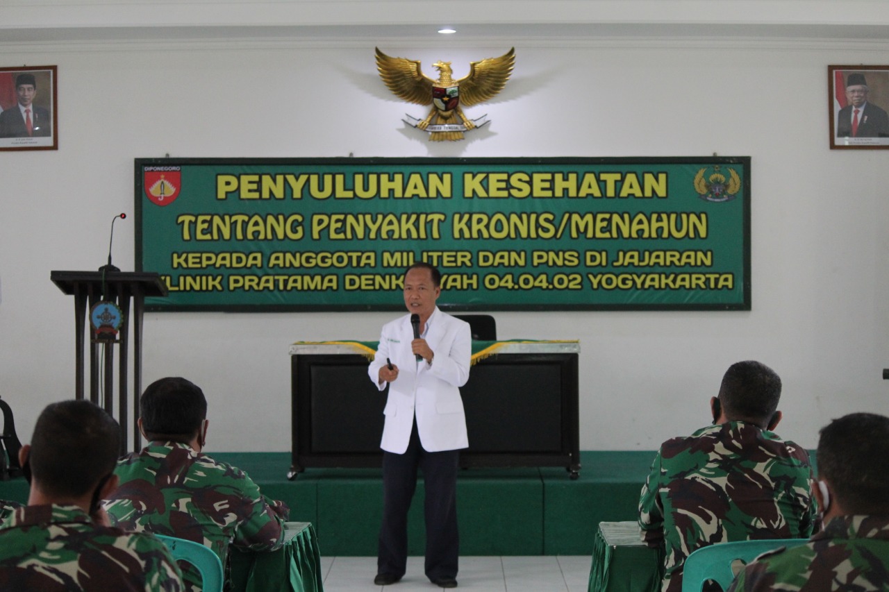 Kodim 0734/ Kota Yogyakarta Terima Penyuluhan Kesehatan