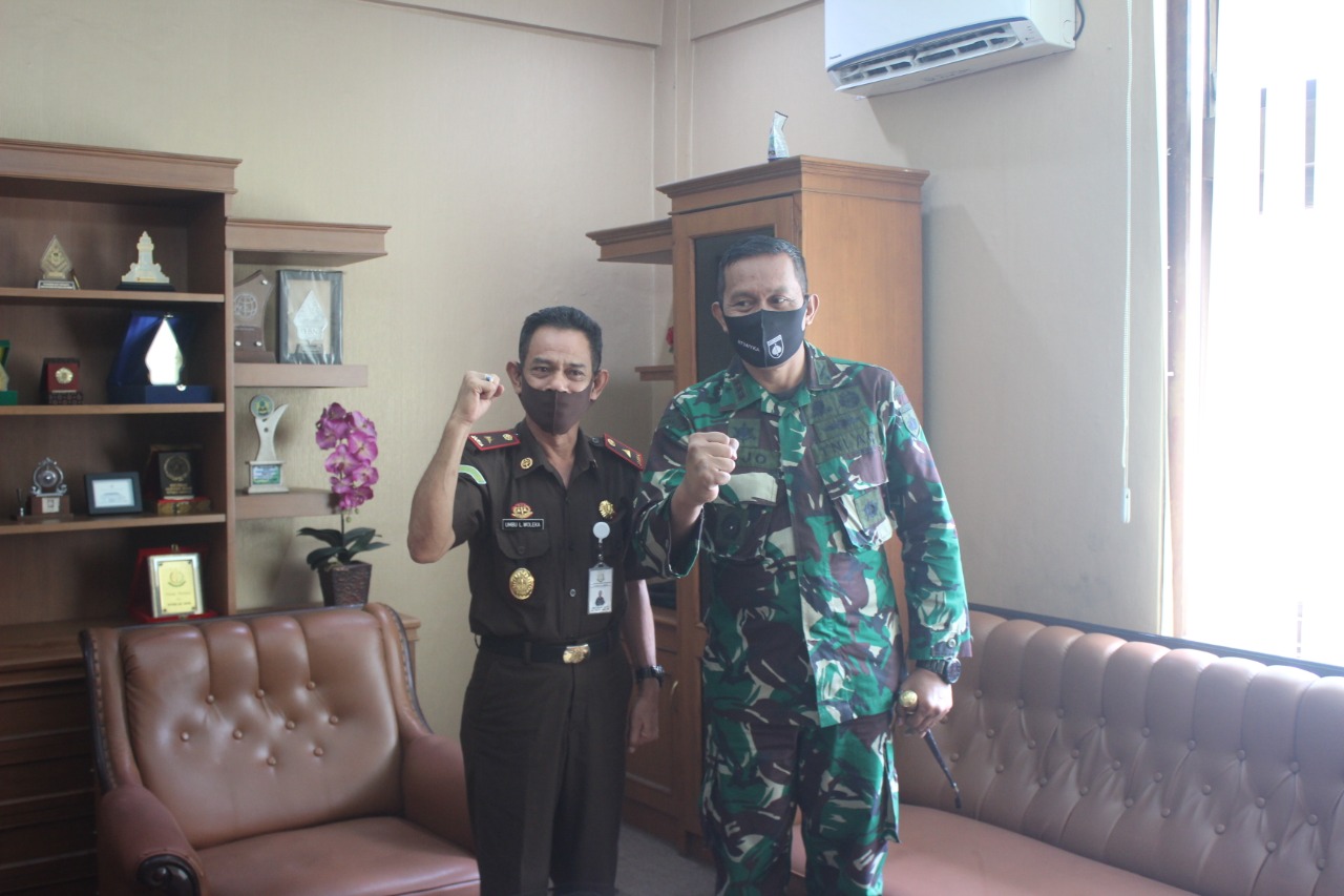 Dandim Kota Yogyakarta Silaturahmi Ke Kepala Kejaksaan Negeri Kota Yogyakarta