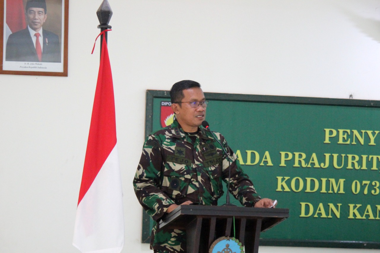 Gugah Kesadaran Hukum, Kodim 0734/Kota Yogyakarta Gelar Penyuluhan Hukum Bagi Prajurit