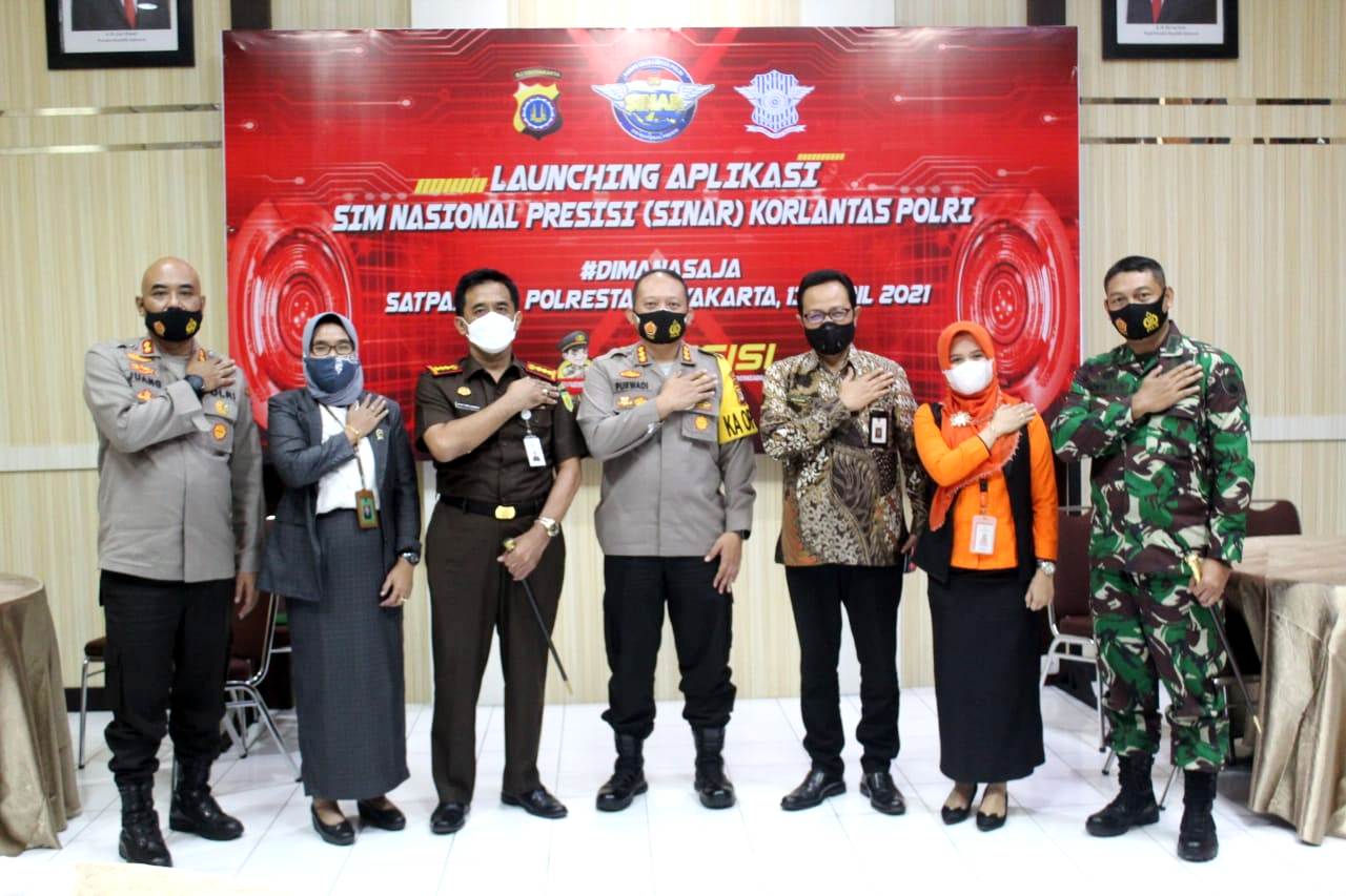 Dandim Kota Yogyakarta Hadiri Launching Aplikasi Sinar
