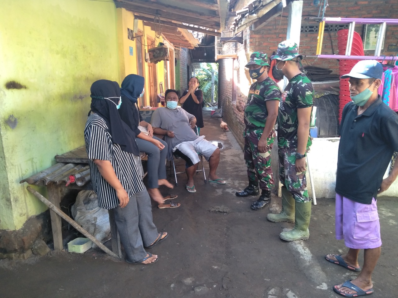 KEAKRABAN TNI BERSAMA MASYARAKAT IRINGI PELAKSANAAN TMMD REGULER KE-111 KODIM 0734/KOTA YOGYAKARTA 