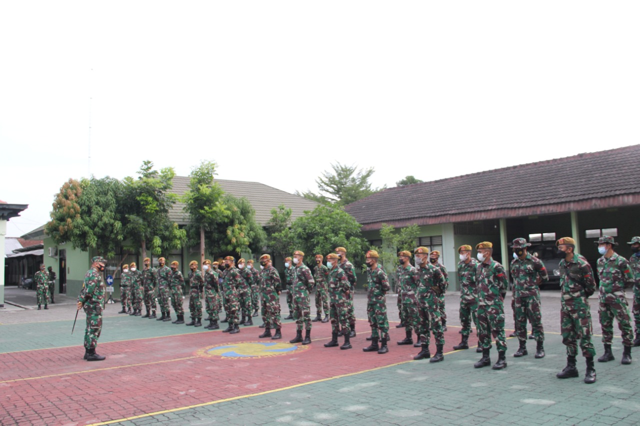 47 personel Satgas TMMD dari Yon Armed 3/105 Tarik Kembali Ke Induk Pasukan