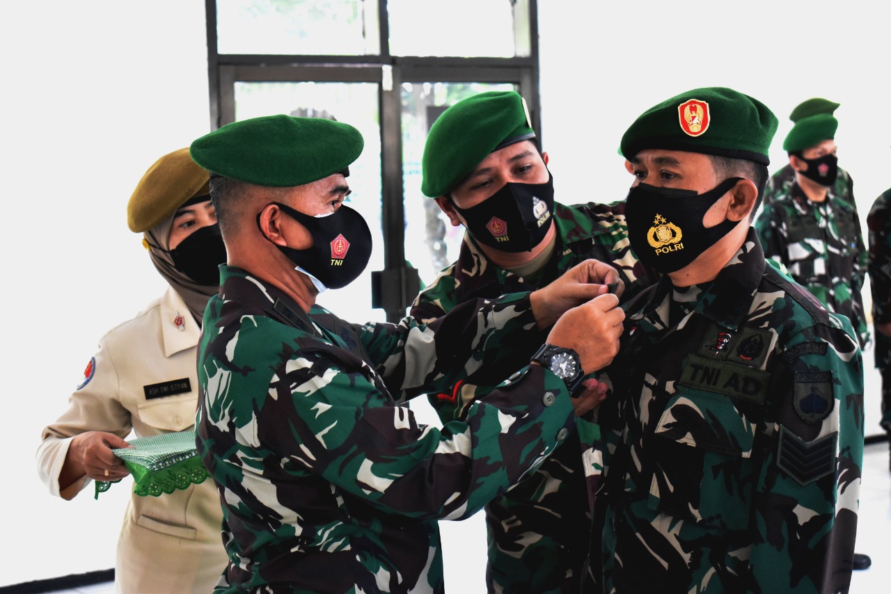 23 Prajurit Jajaran Kodim 0734/Kota Yogyakata Ikuti Korps Rapor Kenaikan Pangkat 