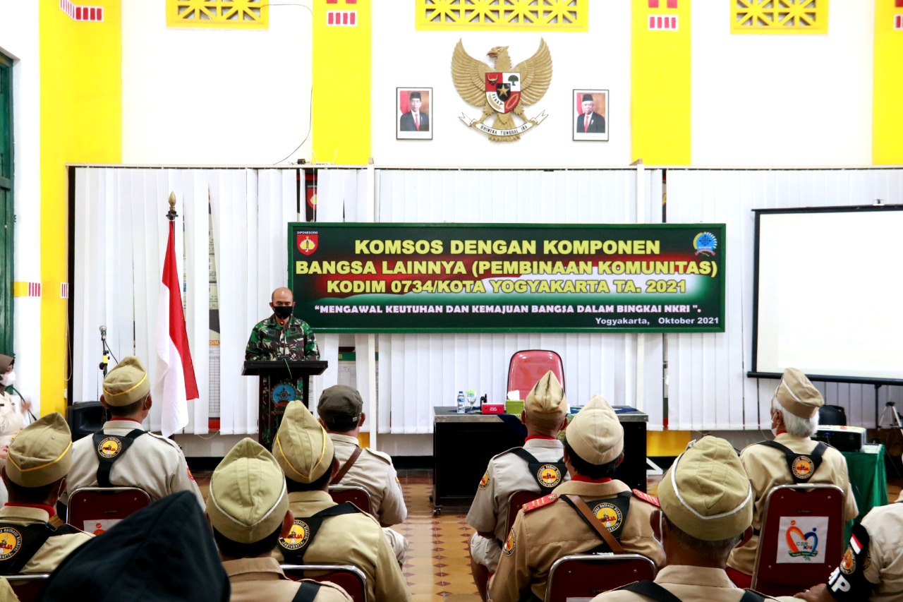 35 Anggota Komunitas Sepeda Onthel Jogja Datangi Makodim 0734/Kota Yogyakarta