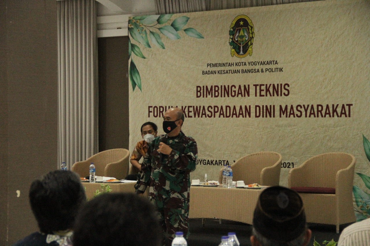 Kasdim 0734/Kota Yogyakarta Menjadi Narasumber Dalam Acara Bimtek FKDM