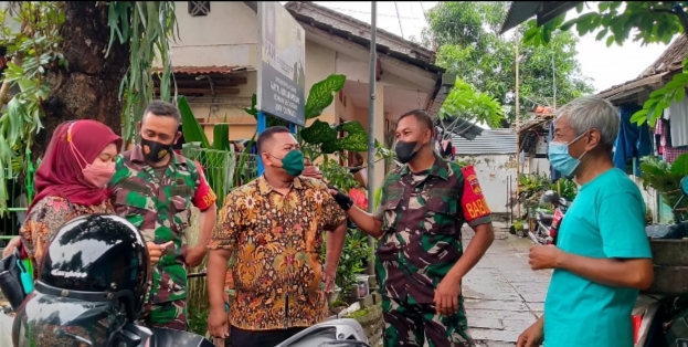 KODIM KOTA YOGYAKARTA JALIN KEDEKATAN BABINSA KORAMIL GEDONGTENGEN BERSAMA SURVAILEN