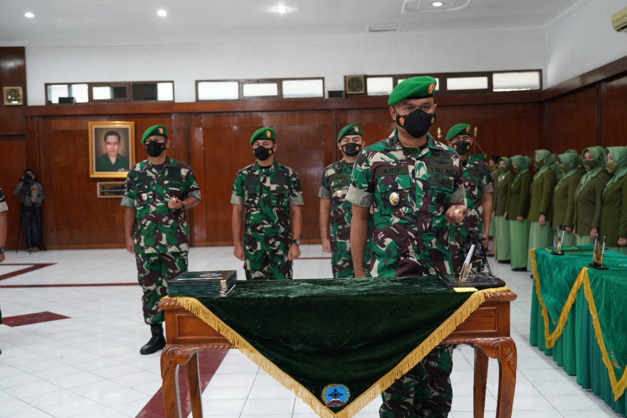 Letkol Inf Arif Harianto Resmi Menjadi Komandan  Kodim 0734/Kota Yogyakarta