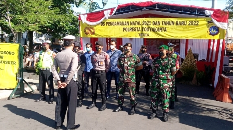 SINERGITAS TNI POLRI DI POS PENGAMANAN NATARU