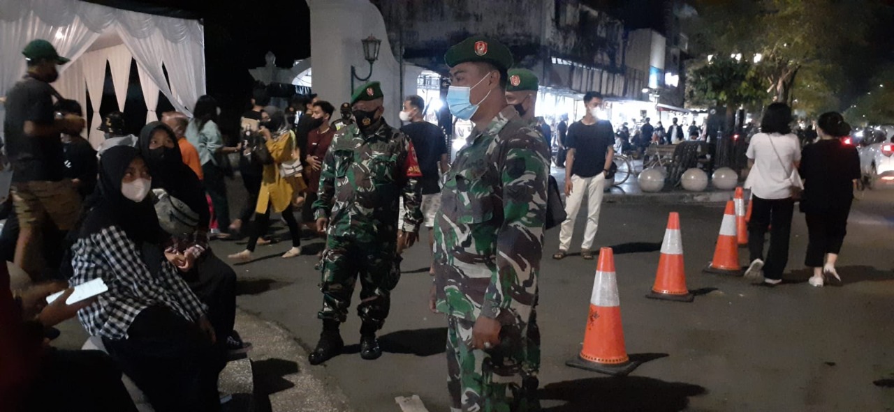 HIMBAUAN PROKES MENJELANG MALAM TAHUN BARU DI SEPANJANG MALIOBORO