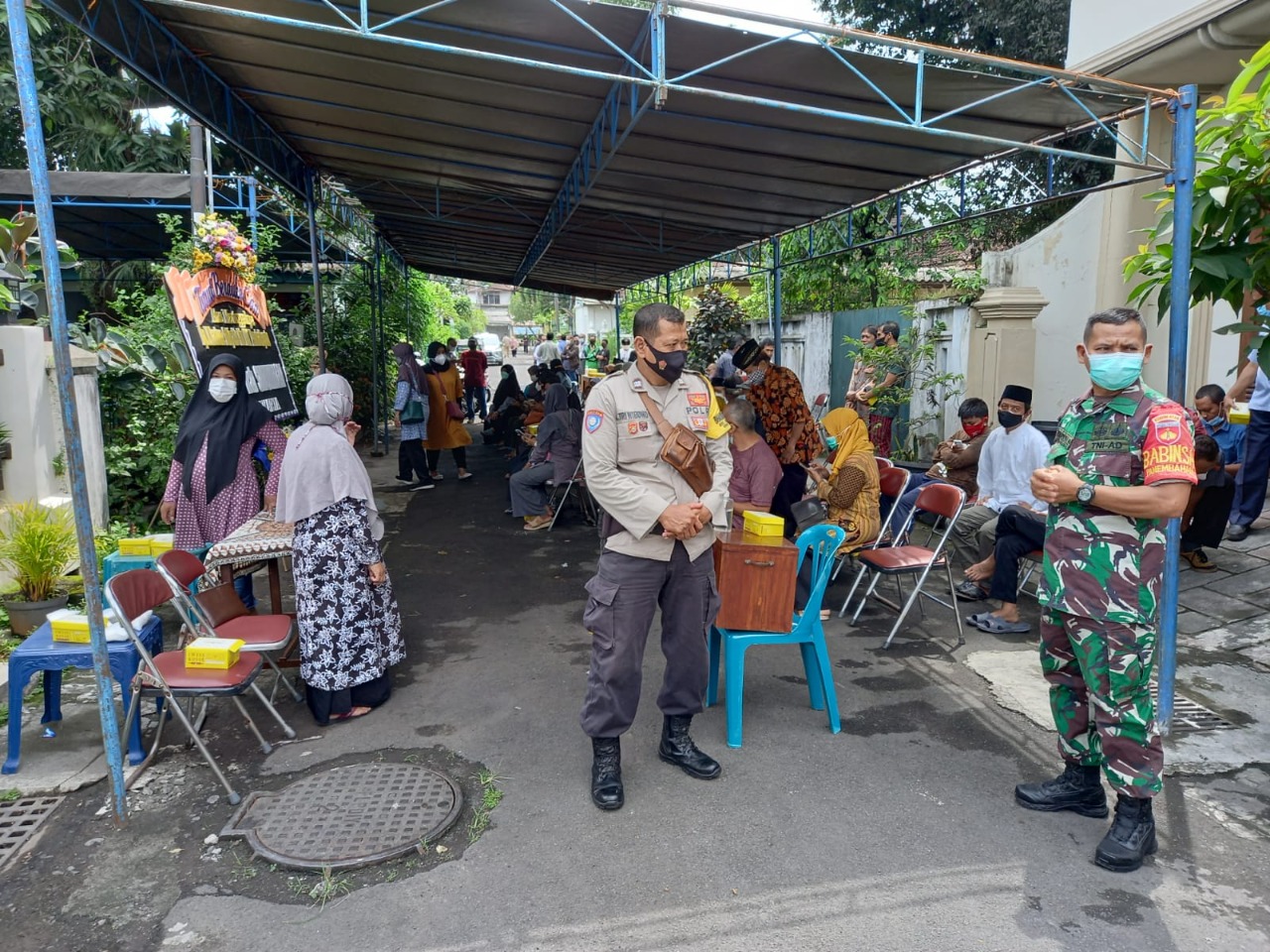 Babinsa Panembahan Melaksanakan Takziah Di Wilayah Binaan 