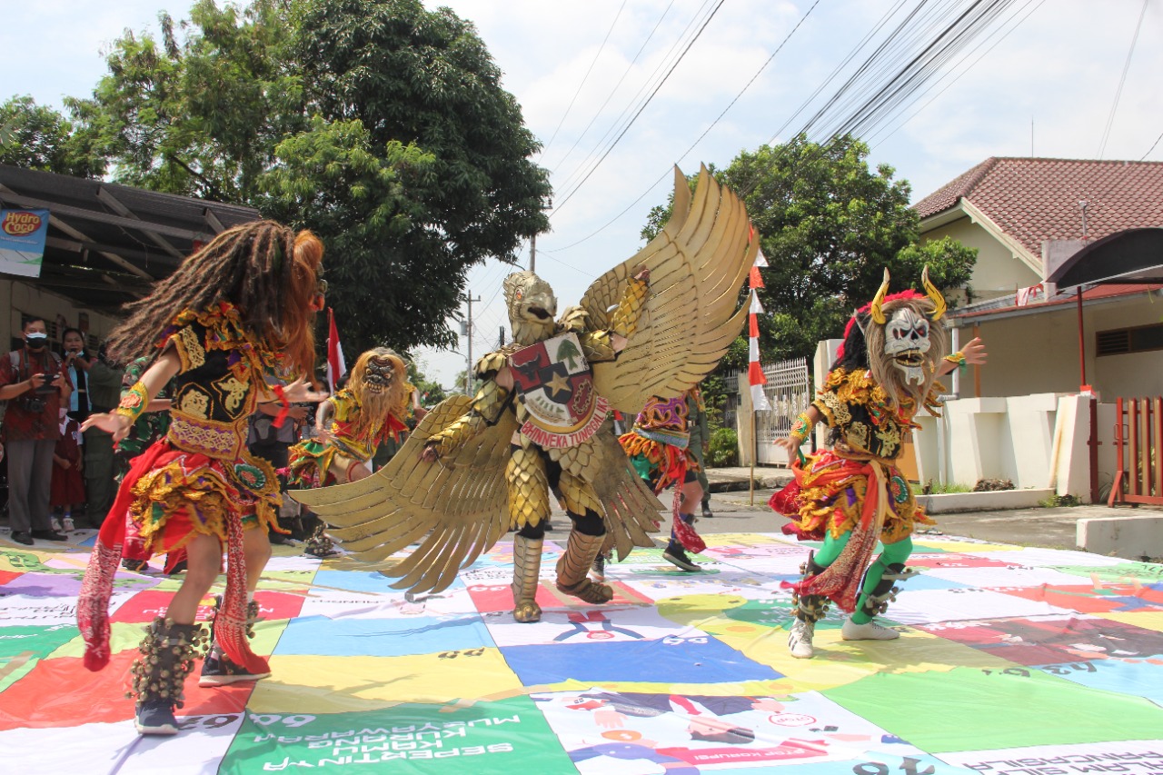 Antusias Masyarakat Bener Ikuti Acara Deklarasi Kampung Pancasila