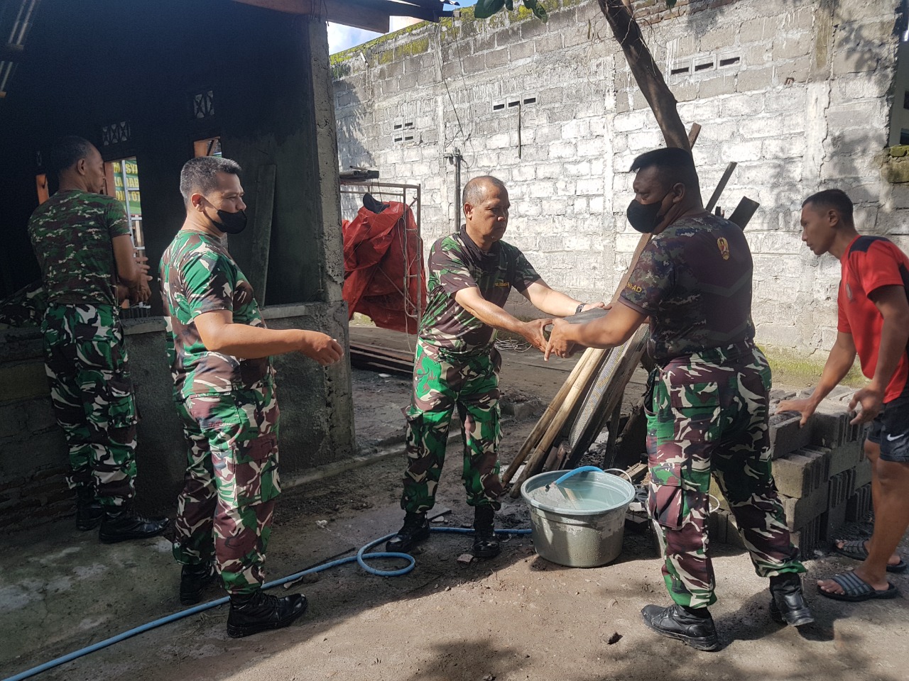 Atasi Kesulitan Rakyat, Kodim 0734/Kota Yogyakarta Rehab Rumah Tidak Layak Huni 